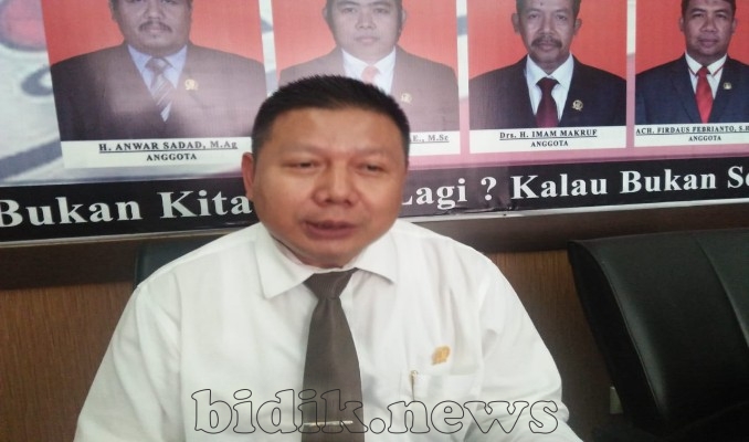 FOTO : Hadi Dediansyah wakil ketua DPD Gerindra Jatim 
( Rofik)
