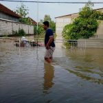 Wilayah Kecamatan Balongpanggang dan Benjeng Mulai Tergenang Air