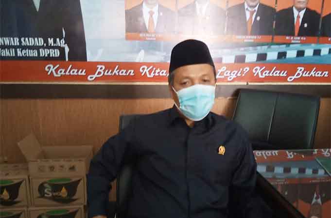 Foto : Hidayat , anggota DPRD Jatim Fraksi Gerindra.(Rofik)