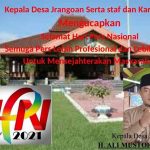 ucapan selamat HPN Kades Jragoan Sampang