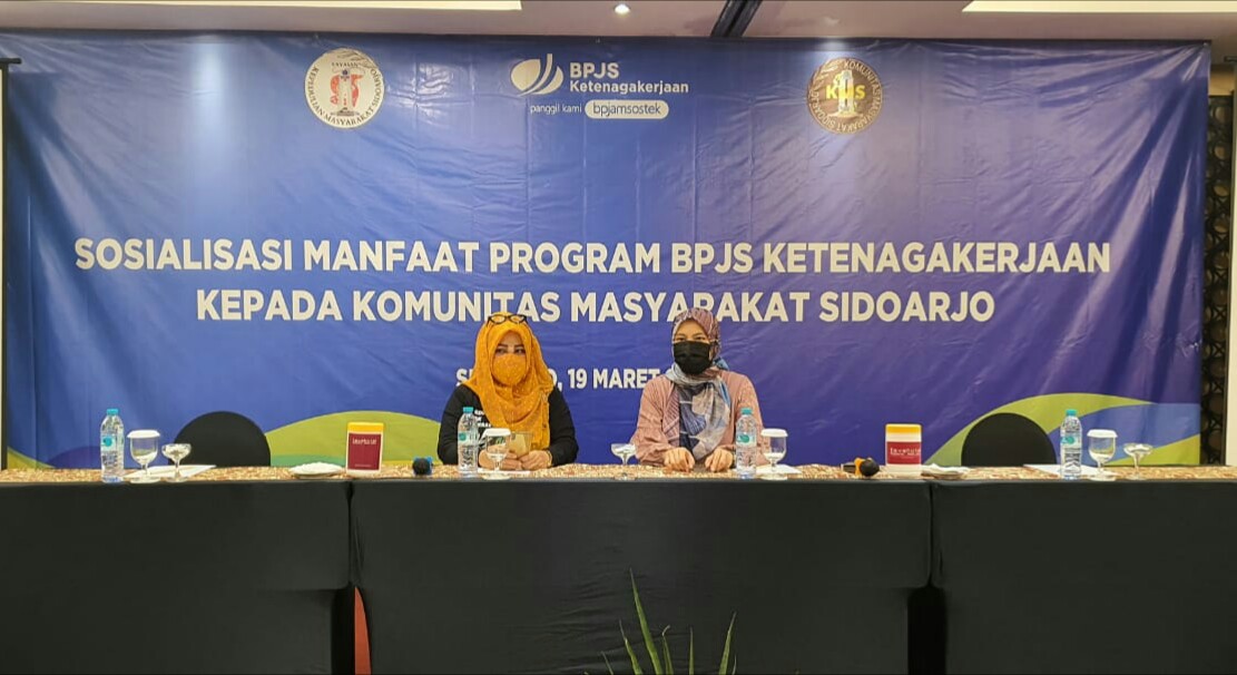 Komunitas Masyarakat Sidoarjo Dukung BPJAMSOSTEK Lindungi Pekerja Formal & Informal 