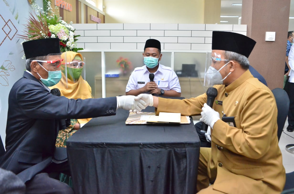 Akad Nikah di Grand Launching Mall Pelayanan Publik (MPP) Gresik