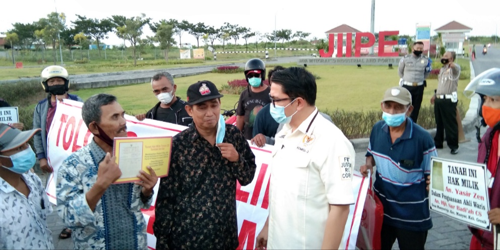 Arteria Dahlan Anggota DPR RI Bersama Warga Datangi JIIPE, Terkait Lahan Yang Belum Terbayar