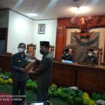 DPRD Tulungagung Serahkan Rekomendasi LKPJ Bupati Akhir Tahun Anggaran 2020 dprd tulungagung
