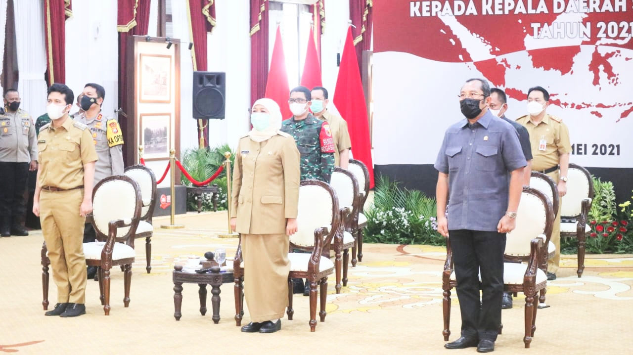 Pimpinan DPRD Jatim Sahat Apresiasi Kinerja Pemprov, TNI-Polri Dalam Penurunan Covid 19 di Jatim