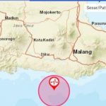 tangkapan layar gempa