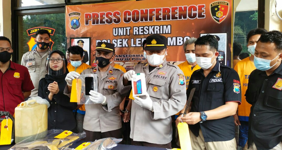 Perampas Handphone Ini Diamankan Reskrim Polsek Ledokombo
