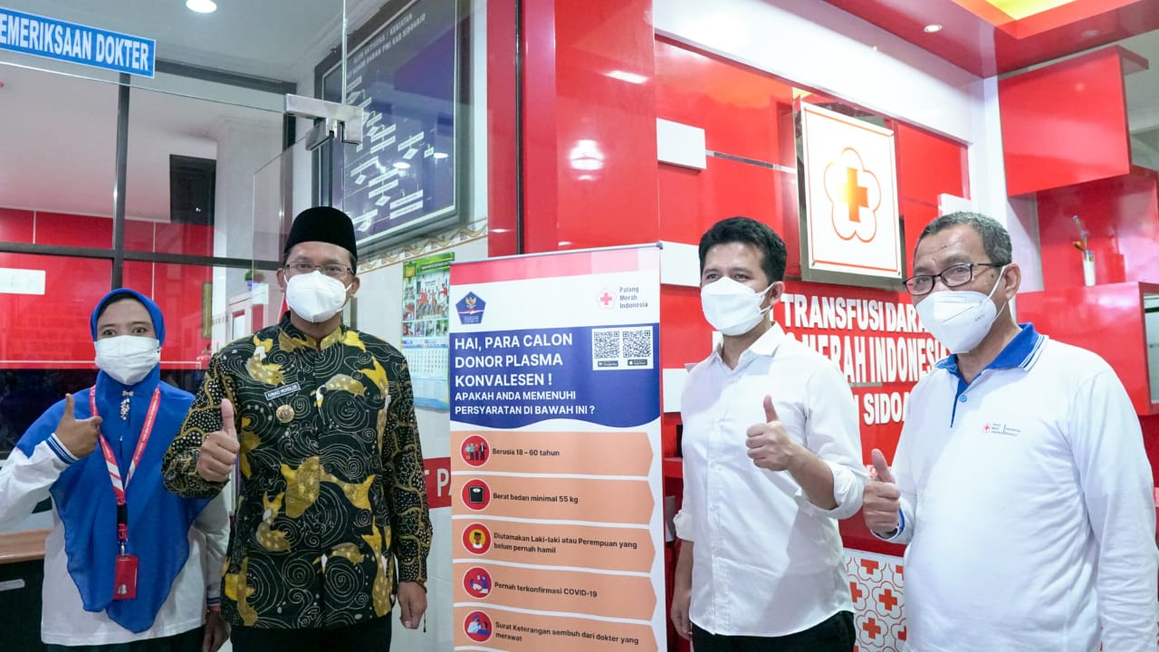 Wagub Emil Imbau Penyintas Covid -19 Aktif Donor Darah