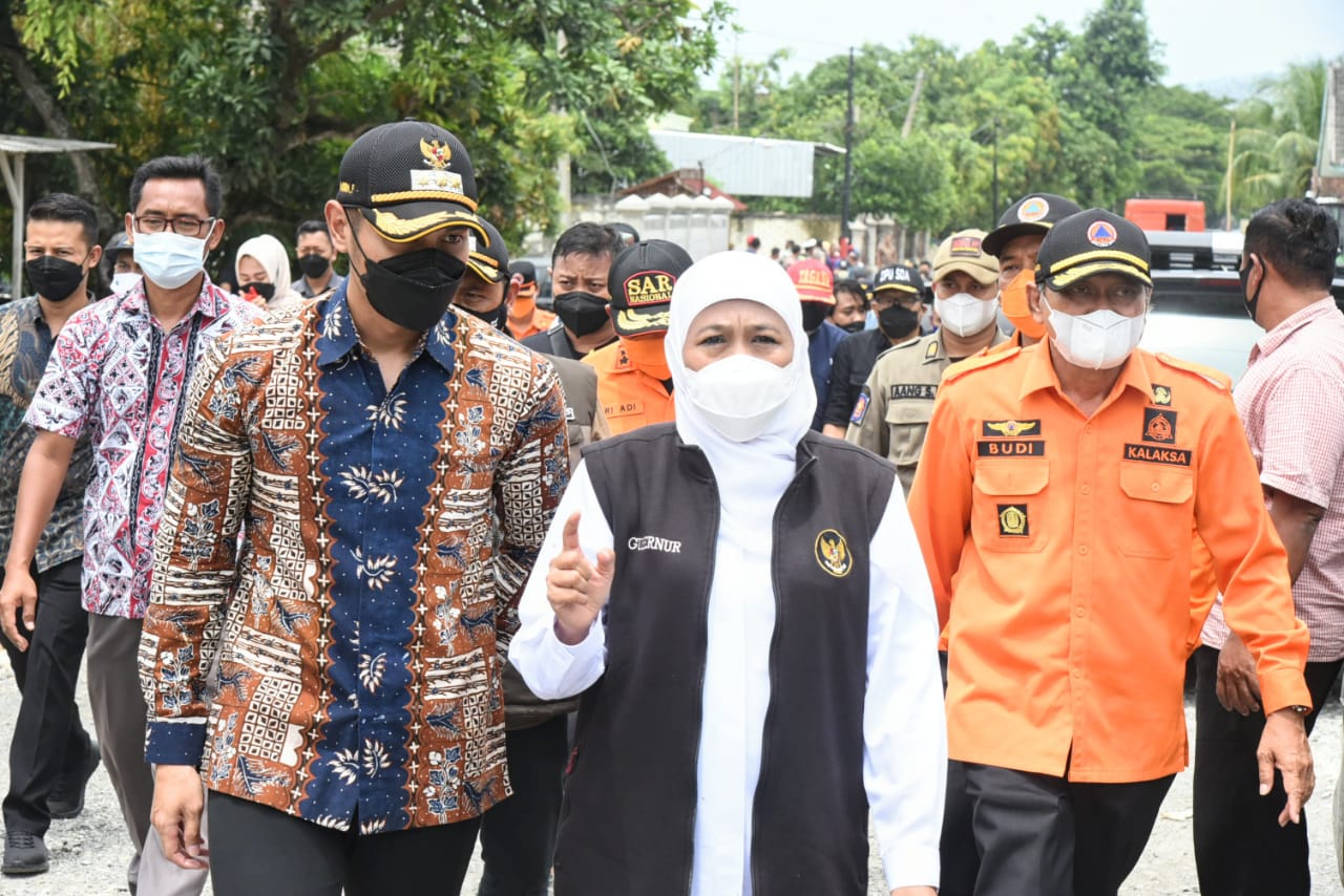 Gubernur Khofifah Santuni Keluarga Korban Laka Perahu Bojonegoro