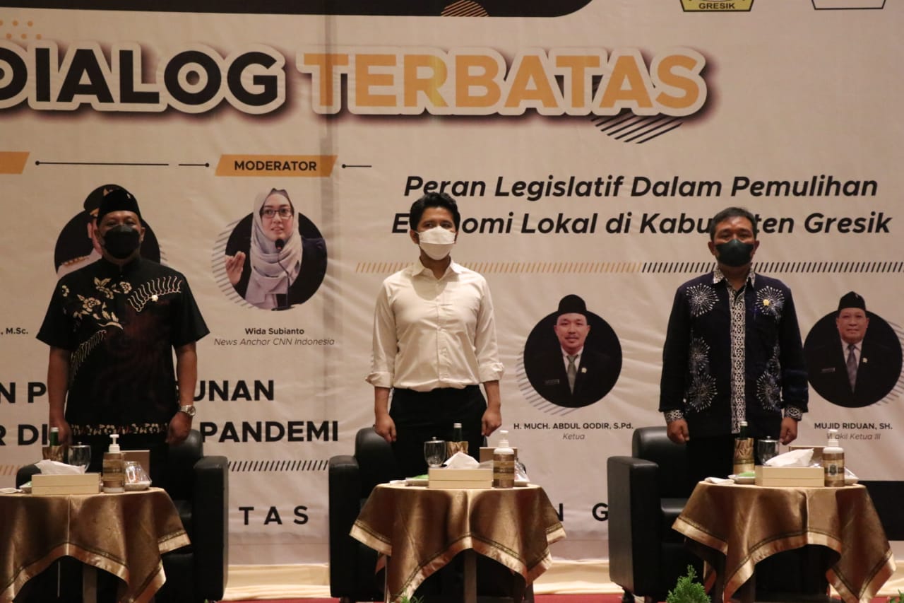 Dialog Terbatas KWG-DPRD Gresik Hasilkan Komitmen Bersama Untuk Percepatan Infrastruktur Kali Lamong