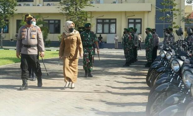 Bupati Mojokerto Pimpin Apel Gelar Pasukan Pamor Keris