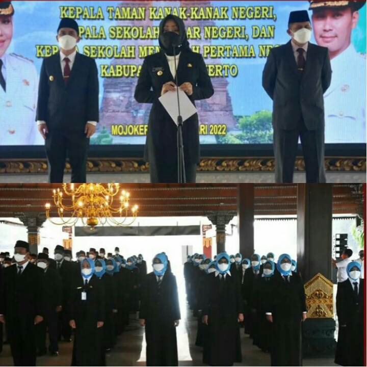 Bupati Mojokerto Melantik