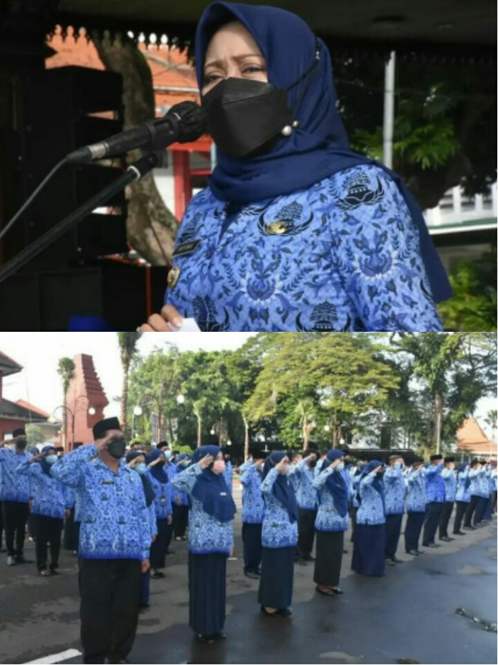 Bupati Pimpin Apel Pagi di Pendopo