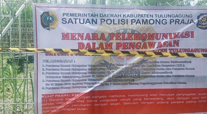 Diduga Belum Ada Ijin Resmi, Warga Tolak Pendirian Tower Ringinpitu Tulungagung