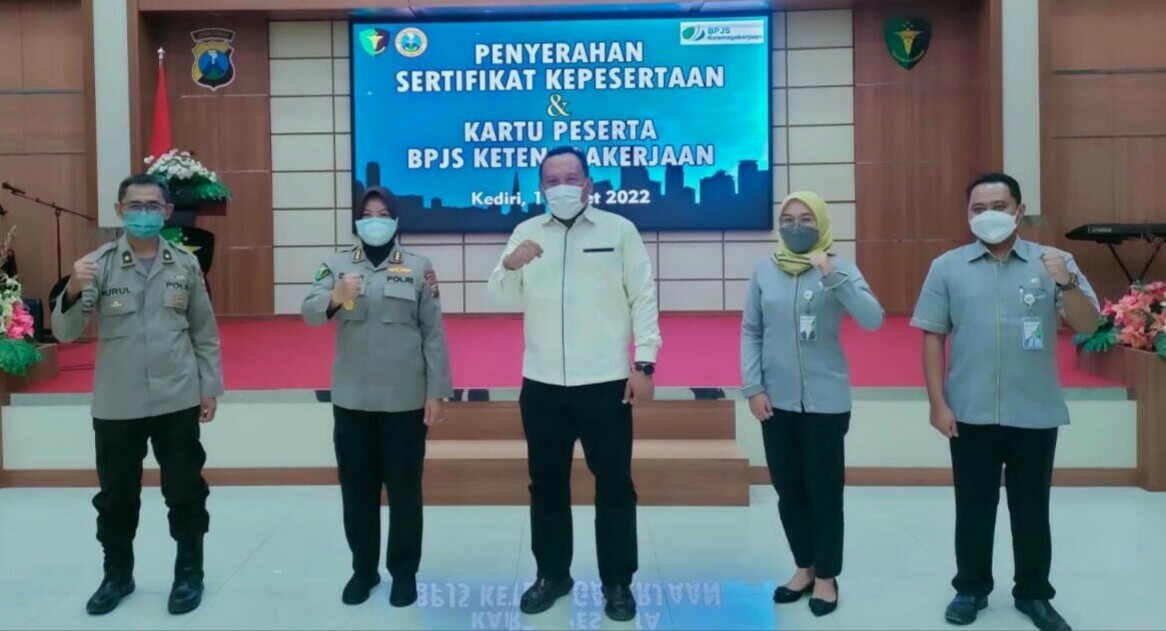 BPJS Ketenagakerjaan Lindungi Non ASN & Non Polri RS Bhayangkara Kediri