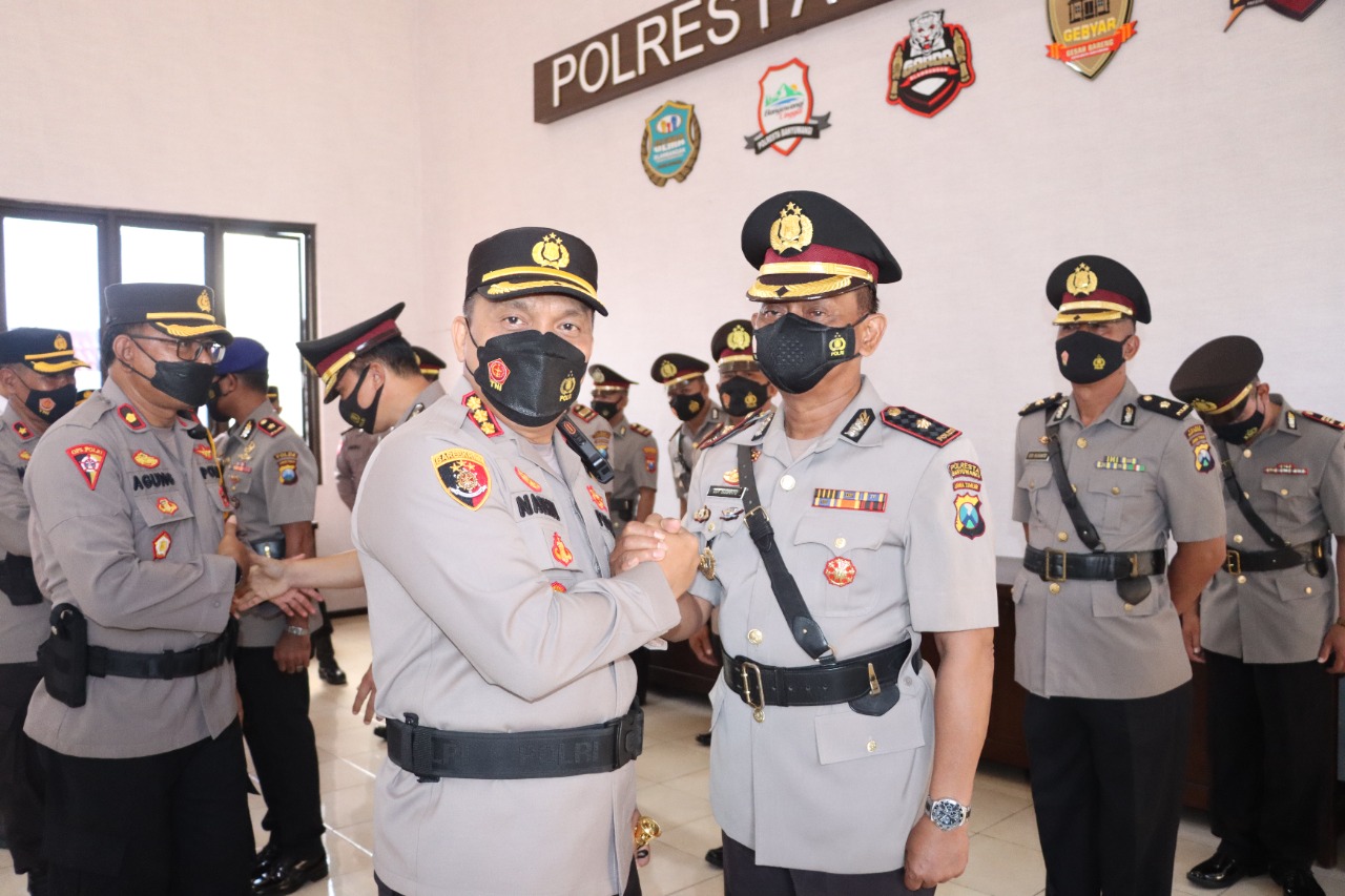 Lantik 11 Perwira, Kapolresta Banyuwangi Sampaikan Pesan