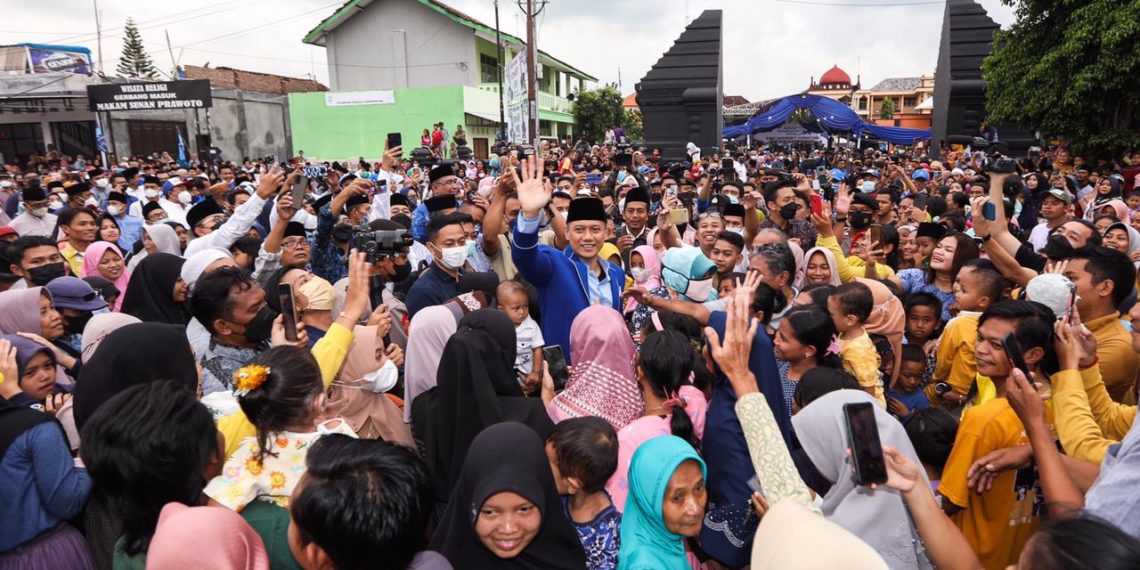 Kunjungan AHY saat daerah Pati Jawa Tengah