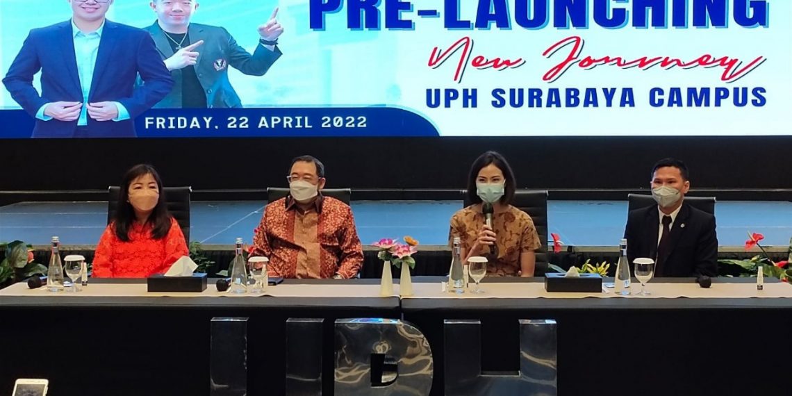 Relokasi UPH Kampus Surabaya ke ‘The Samator Building’, Jumat (22/4/2022) dan seremoni Pre-Launch UPH Kampus Surabaya di Hotel Novotel Samator, Jumat (22/4/2022). (Ist)