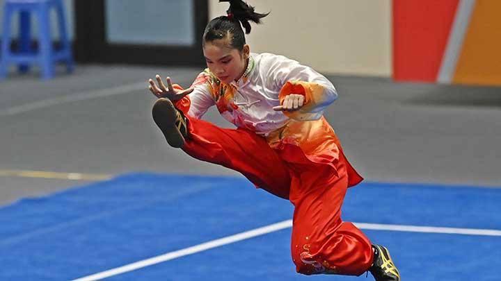 Mahasiswa Unair Raih Emas Cabor Wushu Sea Games Vietnam