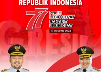 Pemerintah Kabupaten Gresik Mengucapkan, Dirgahayu Republik Indonesia ke-77 8
