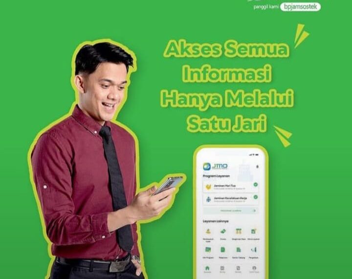 Fitur dalam aplikasi JMO diantaranya, pembayaran iuran, pengkinian data, pengajuan dan pelacak klaim JHT, simulasi saldo JHT dan JP, kartu digital, serta layanan lain yang dapat dimanfaatkan peserta. (ist)