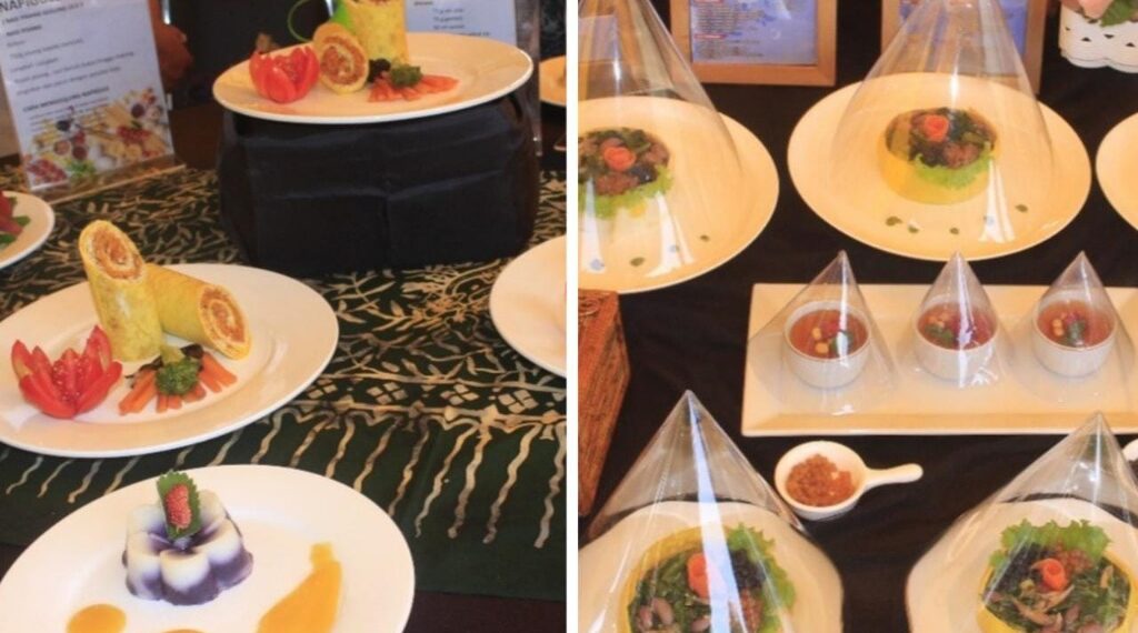 Aneka sajian makanan olahan non beras di Fepanora 2022