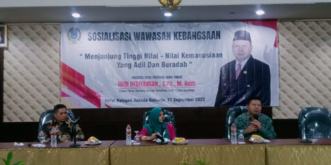 Cak Dedi Soroti Pejabat Tak Hafal Pancasila 1 Hadi Dediansyah Anggota DPRD Jatim saat menggelar wawasan Kebangsaan