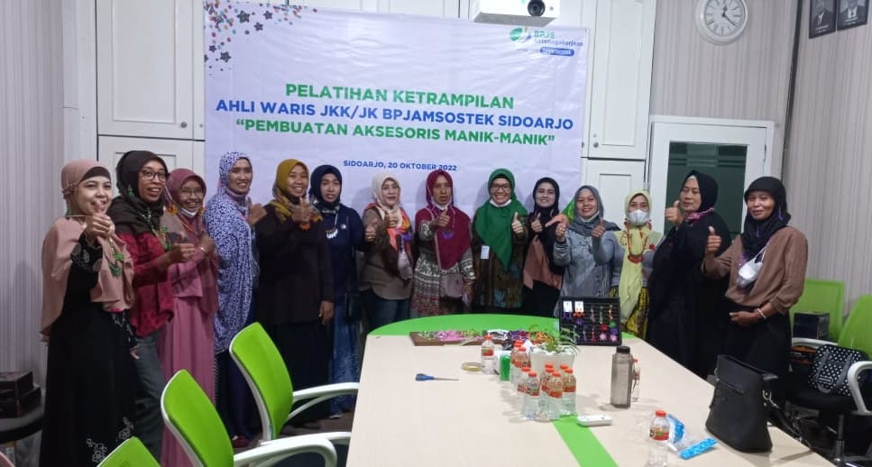 BPJamsostek Sidoarjo Bekali Ahli Waris Pelatihan Keterampilan 1
