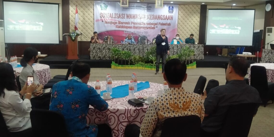 center>dr.Benjamin Kristianto Mars saat Gelar Wawasan Kebangsaan