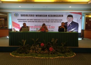 Anggota DPRD Jatim Hadi Dediyansah fraksi Gerindra saat gelar wawasan kebangsaan