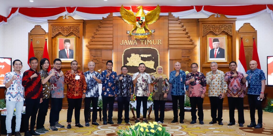 PA GMNI Jatim bertemu Gubernur Khofifah Indar Parawansa.