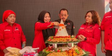 Ultah Megawati ke-76, Kader PDIP Surabaya Gelar Dapur Umum di 32 Titik