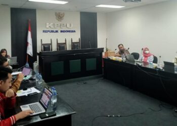 Pihak PT Pertamina Patra Niaga saat pertemuan dengan Kanwil IV KPPU, Rabu (25/1/2023). (ist)