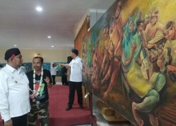 bupati sumenep buka pameran lukisan