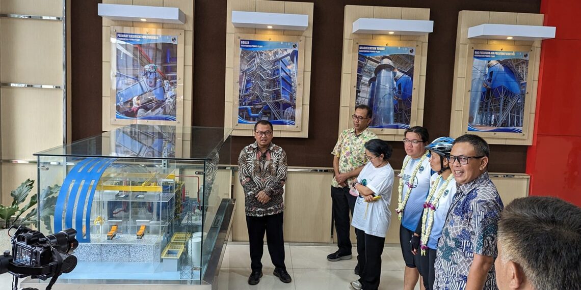 Kunjungan Kementerian LHK RI di instalasi Pengolah Sampah menjadi Energi Listrik (PSEL) Benowo, Jumat (10/2/2023). (ist)