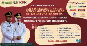 Ayo....Manfaatkan !!!! Dalam Rangka HUT Pemda Gresik & Hari Jadi Kota Gresik, Bupati Gresik Memberikan Penghapusan Denda Administratif PBB dan Pajak Lainnya 4