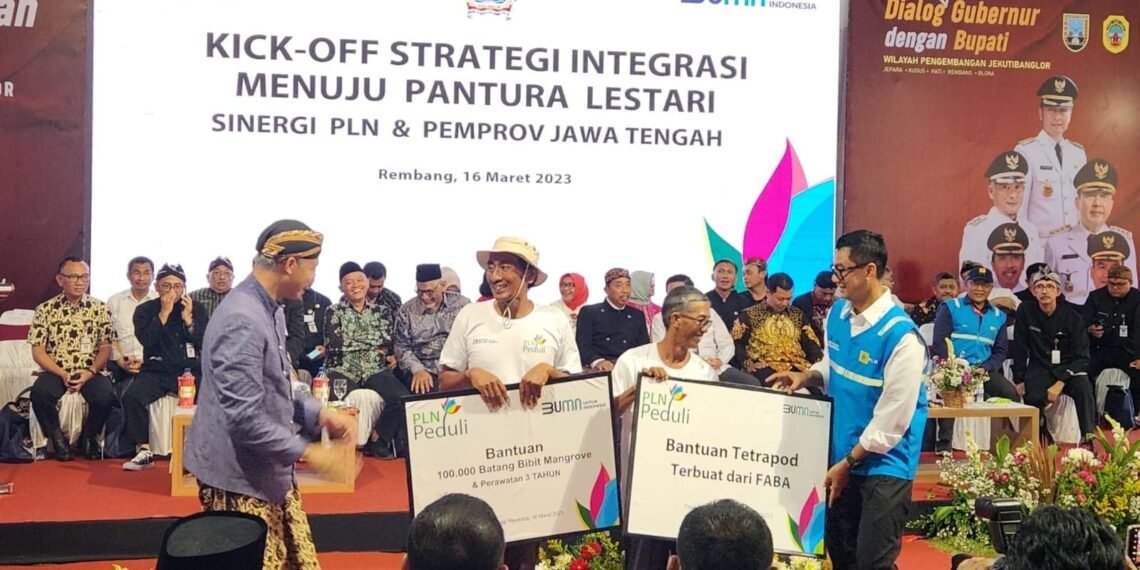 Maksimalkan Pengolahan FABA, PLN NP & Pemprov Jateng Cegah Abrasi di Pantura