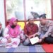 Anjangsana ke Rumah Duka Korban Hanyut di Selokan, Kapolres Kediri berikan Bansos