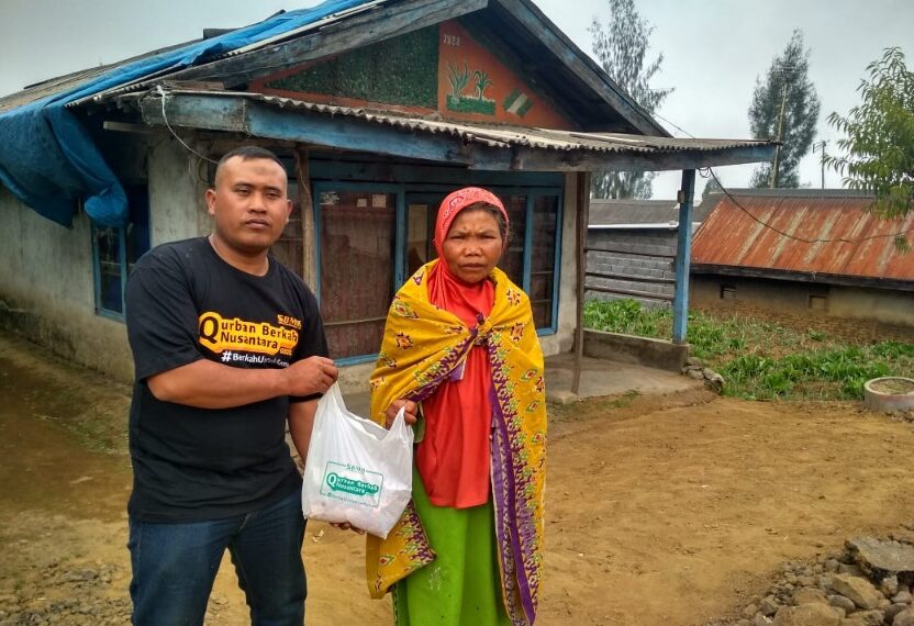 Warga Desa Argosari, Senduro, Lumajang salah satu daerah terdalam di lereng Tengger dalam rencana penyaluran qurban BMH kali ini. (ist)