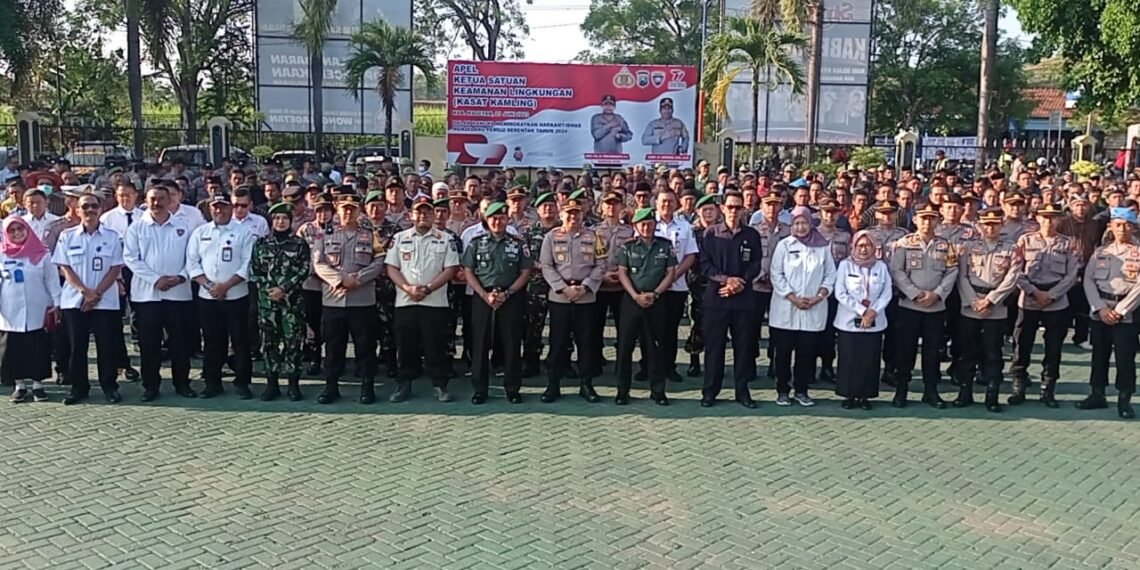 Kapolres Magetan Pimpin Apel Kasatkamling tahun 2023