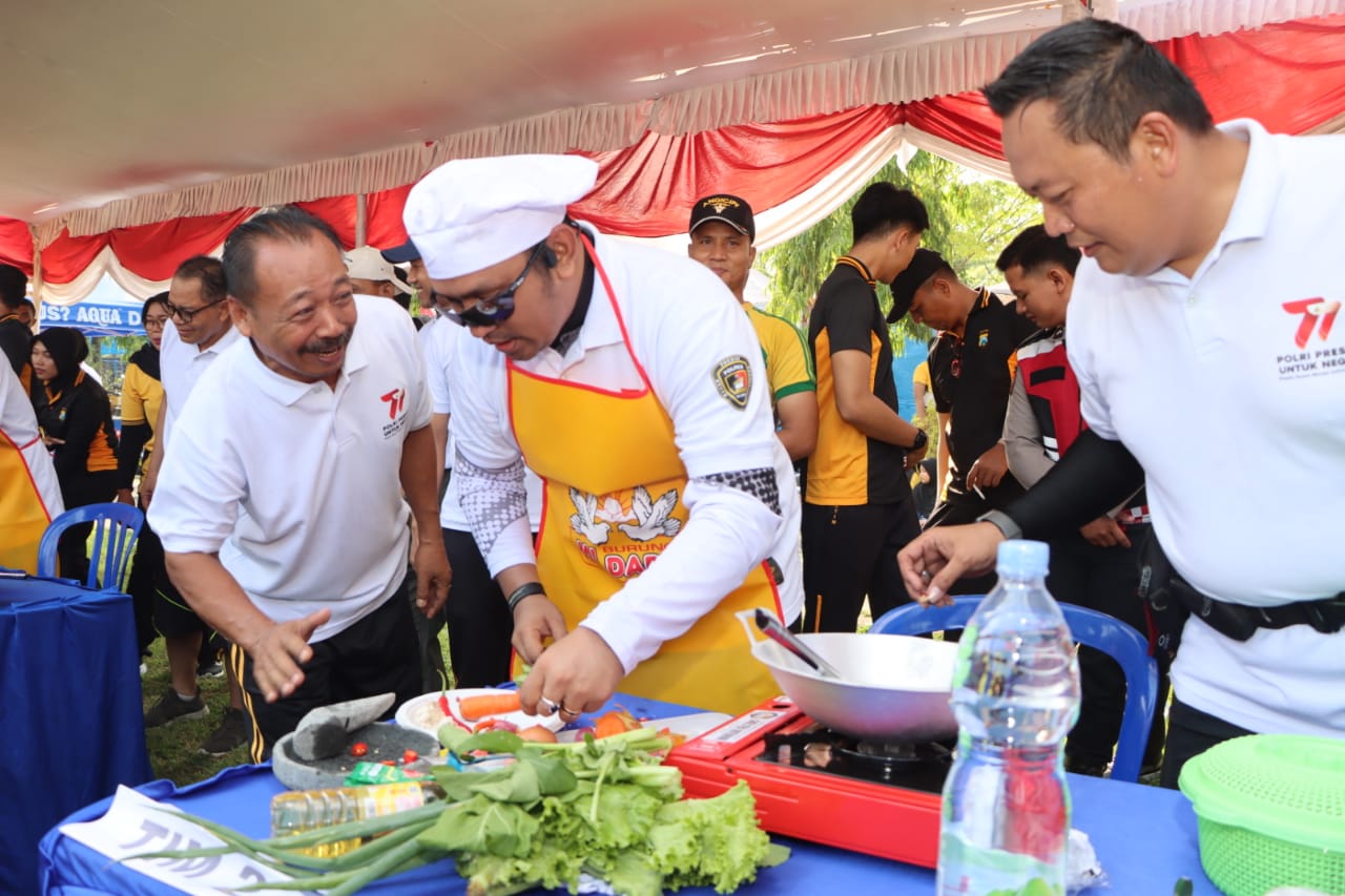 Pertama dan Spektakuler, Polres Ngawi Gelar Lomba Masak Nasgor Bareng Cak Sodiq 1