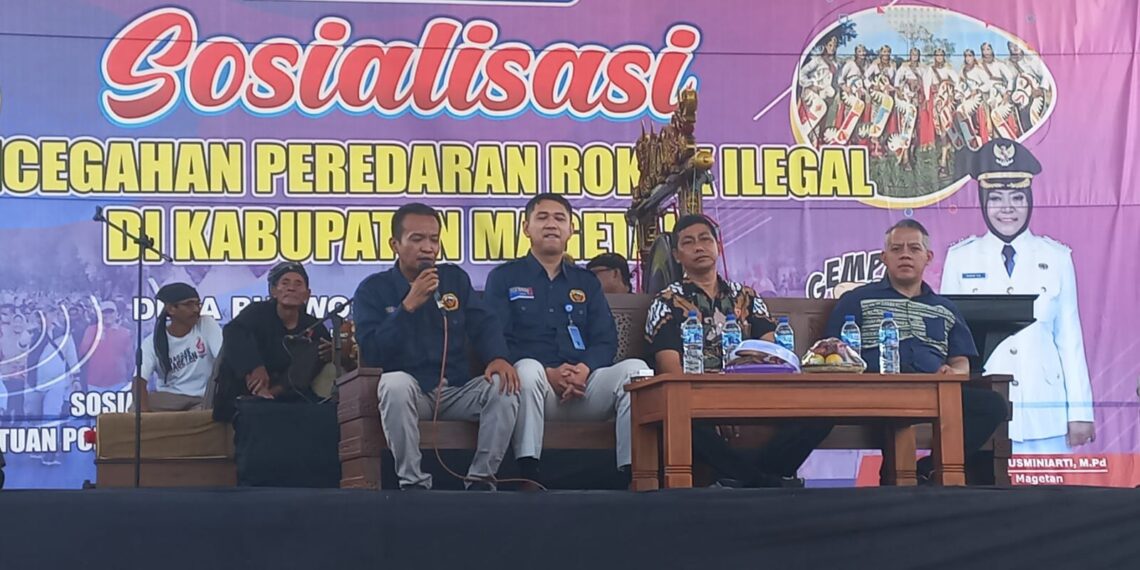 Satpol PP dan Bupati Magetan Ajak Masyarakat Perangi Peredaran Rokok Ilegal yang Merugikan Negara