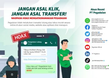 Jangan Asal Transfer! Pegadaian Himbau Masyarakat Waspada