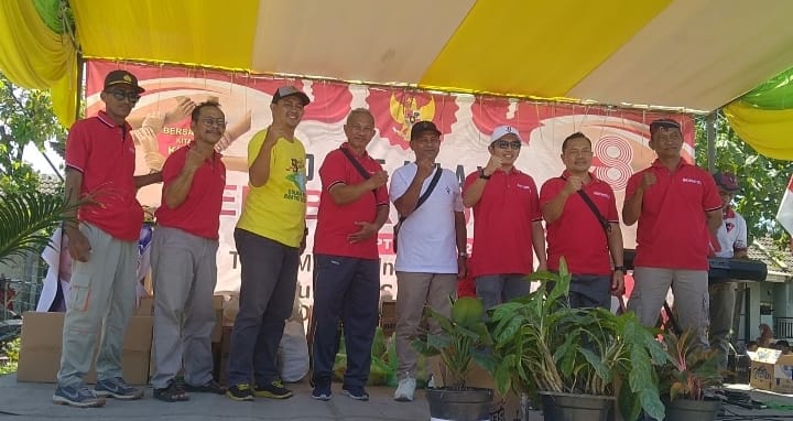 Peringati HUT RI 78 , Adam Rusydi: Perum MBS Harus Kompak Bangun Desa