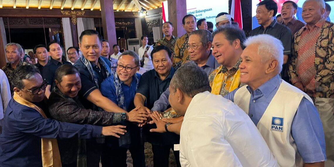 SBY saat sambangi Prabowo di Hambalang