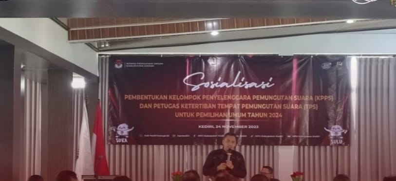 KPU Kediri Gelar Sosialisasi Pembentukan KPPS dan Petugas Keterlibatan TPS