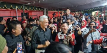 Ganjar Datangi DPD PDI -P Jatim, Partai Pengusung Sambut Antusias