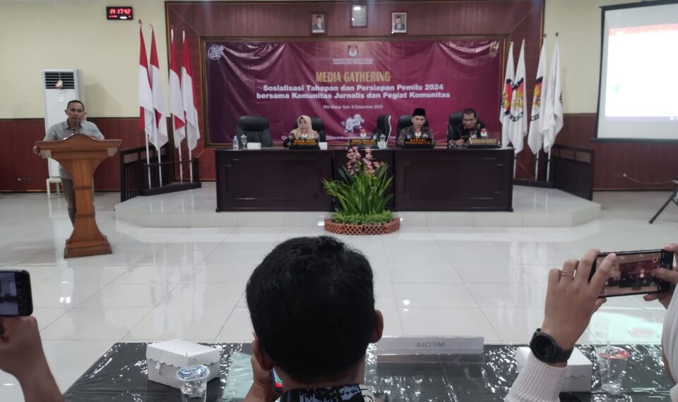 Optimalkan Sosialisasi dan Pendidikan Pemilih, KPU Trenggalek Gelar Media Gathering