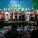 Kali pertama Pemkot Surabaya menggelar perayaan Natal bersama di Halaman Balai Kota Surabaya, Kamis (11/1/2024) malam. (foto2: ist)