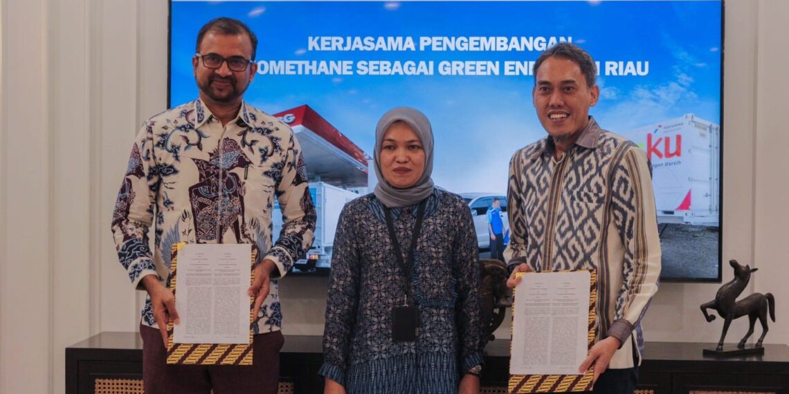 Kerja sama pemanfaatan Bio-CNG untuk pelanggan ritel adalah yang pertama kali dilakukan di Indonesia. (foto: ist)